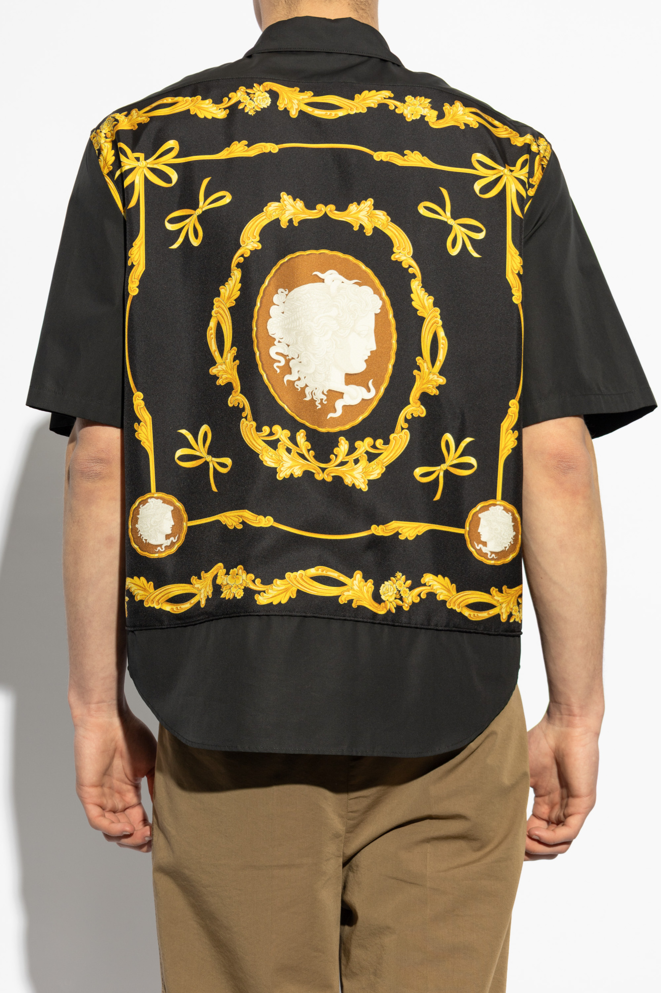 Black Shirt with logo Versace - Vitkac Italy Black Shirt with logo Versace - Vitkac Italy